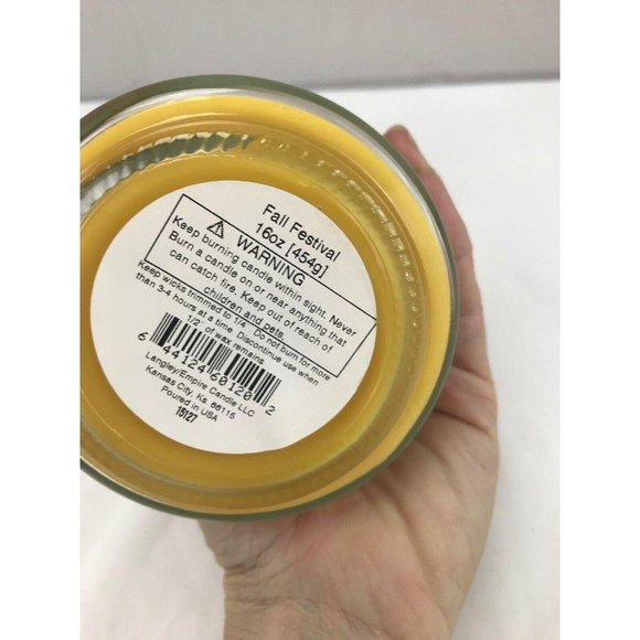 Langley Home Fall Festival Jar Candle Fall Richly - Picture 5 of 7